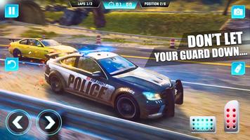 警察 シム 警官 3D 車 ゲーム スクリーンショット 1