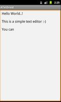 ATxtDroid - Text Editor 포스터