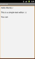 ATxtDroid - Text Editor Cartaz