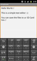 ATxtDroid - Text Editor capture d'écran 1