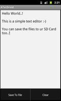 ATxtDroid - Text Editor capture d'écran 2