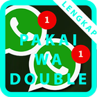 Cara Pakai Dua WA Double icône