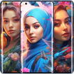 Beauty Girl & Birds Wallpapers icon