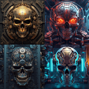 Skull Cyberpunk Wallpapers HD APK