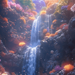 Waterfall Forest Wallpaper