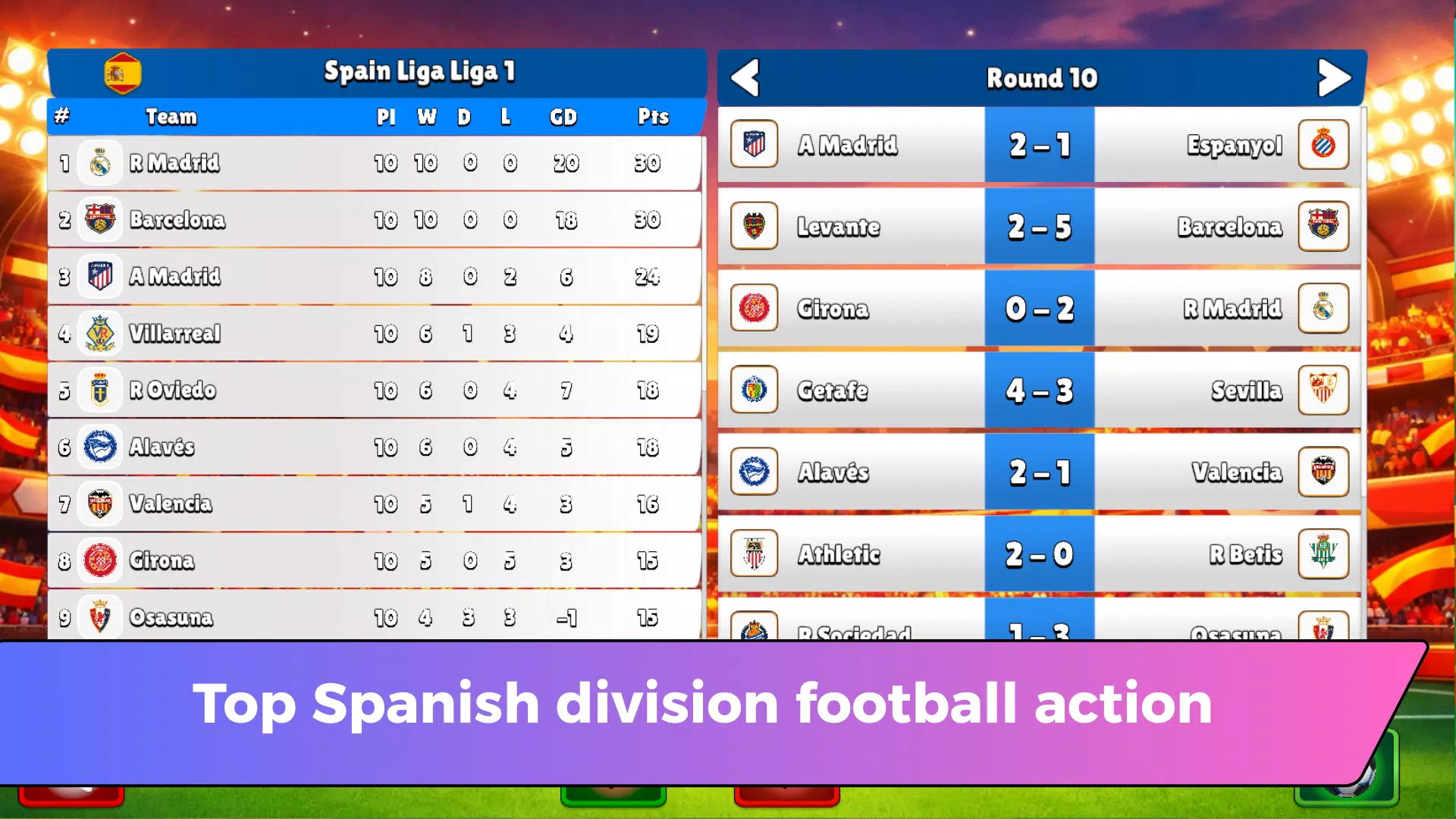 Spain League Head Soccer