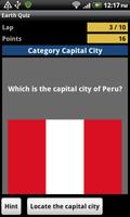 Earth Quiz the geo trivia game تصوير الشاشة 1