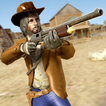 Wild westelijk Cowboy Gunfighter