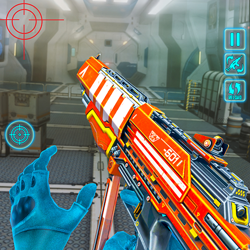 Robot Warrior Shooting Attack Mission