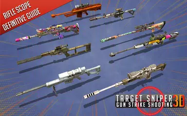 目標 狙擊兵 槍 罷工 射擊 3D APK 下載
