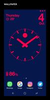 SwissClock Wallpaper and Widge captura de pantalla 1