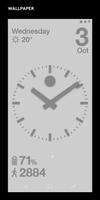 SwissClock Wallpaper and Widge captura de pantalla 2