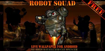 Robot Squad Free Wallpaper