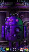 Steampunk Droid Fear Lab LWP imagem de tela 2