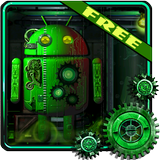 Steampunk Droid Fear Lab Free icône