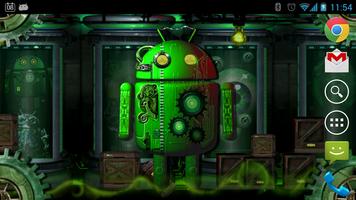 Steampunk Droid Fear Lab Free 截圖 1