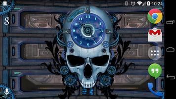 Steampunk Clock Free Wallpaper capture d'écran 1