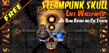 Steampunk Skull Free Wallpaper