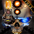 Crâne Steampunk gratuit icône