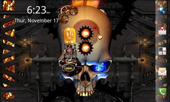 Steampunk Skull Free تصوير الشاشة 1