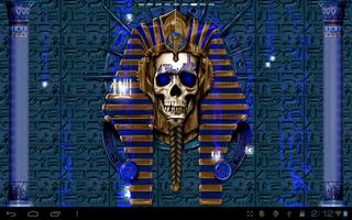 Undead Pharaoh Skull Free LWP syot layar 1