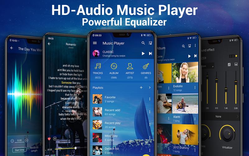 Новейшая музыка на андроид. Audio Player Phone.