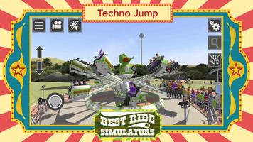 Techno Jump - Best Ride Simulators الملصق