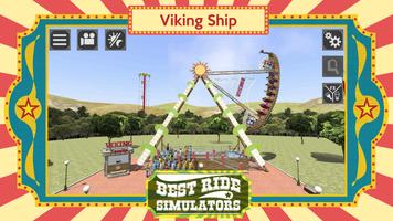 Viking Ship - Simulation de parc d'attractions Affiche