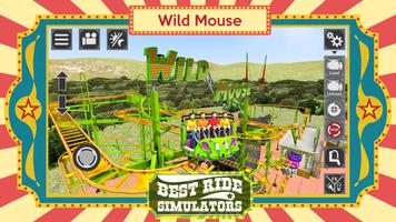Wild Mouse: Roller Coaster simulator 海报