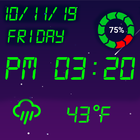 night talking clock أيقونة