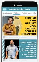 Rau’s IAS learning app – Elear Poster