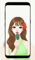 Cute Laurra Girl Wallpaper - C syot layar 1