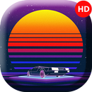 Retrowave Wallpapers - 4k & Full HD Wallpapers APK