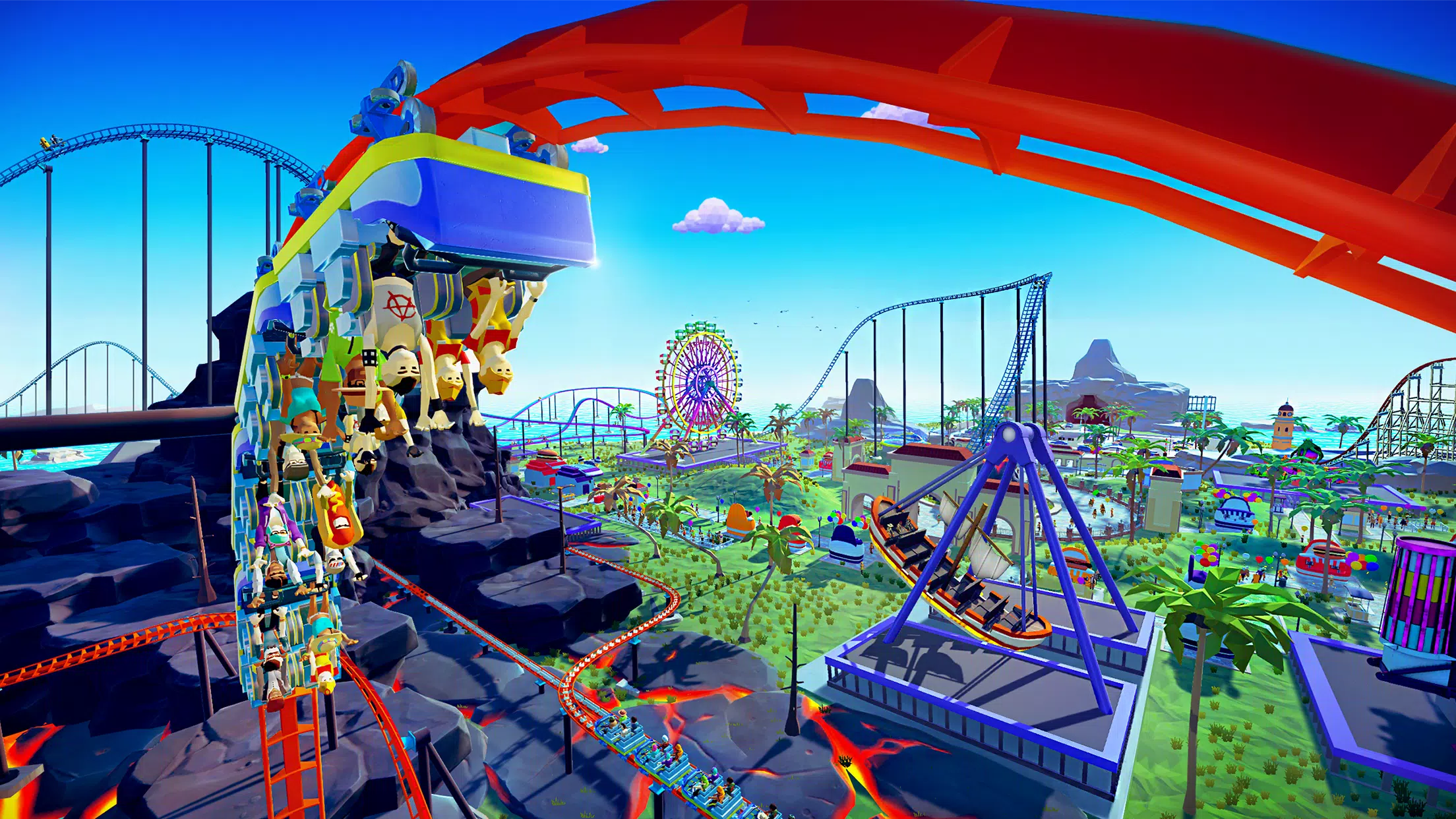 Parks - Downloads  Roller coaster tycoon, Park, Planet coaster