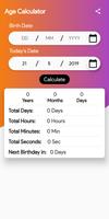 Age Calculator screenshot 1