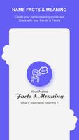 My Name Meaning & Facts poster