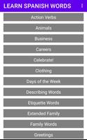 Learn Spanish Words screenshot 2