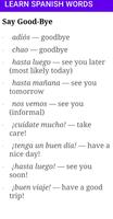 Learn Spanish Words screenshot 3