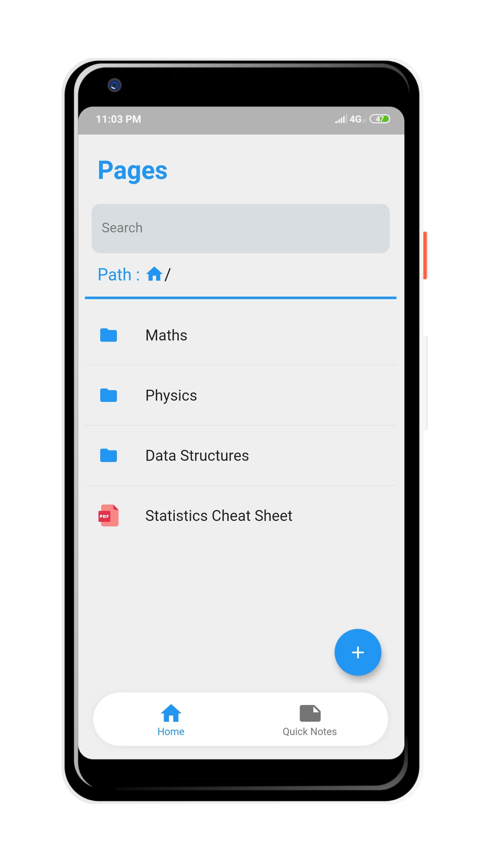 Pages android Pages android