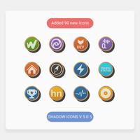 Shadows - Icon Pack 截图 3