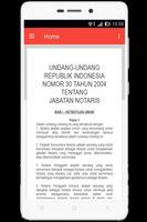 UU Jabatan Notaris (Nomor 30 Tahun 2004) capture d'écran 2