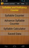 پوستر Syllable & Disfluency Counter