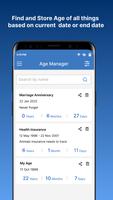 Age Calculator and Manager ポスター