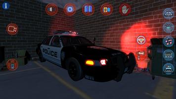 Police Car Lights and Sirens پوسٹر