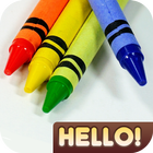 Hello Crayon ícone
