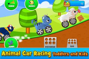 Animal Cars Kids Racing 포스터