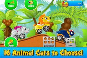 برنامه‌نما Animal Cars Kids Racing عکس از صفحه