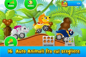 1 Schermata Animal Cars Kids Racing