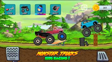 Monstertruck-Spiel für Kinder Plakat