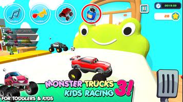Monster Trucks Game for Kids 3 الملصق